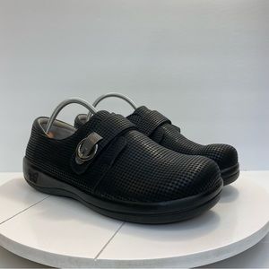 Alegria Joleen JOL-490 Houndstooth Print Leather Clog Loafers 41 EU US 10.5 - 11